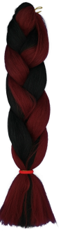 braids black burgundy
