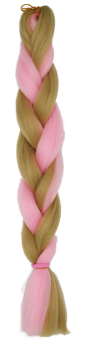 parallel braids blond pink