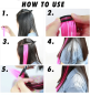 Preview: Haar Clips verschiedene Farben 22 inch / 56 cm