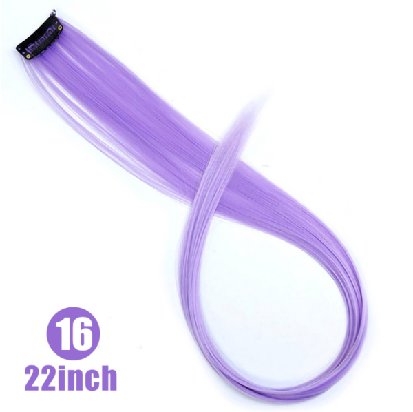 Haar Clips verschiedene Farben 22 inch / 56 cm